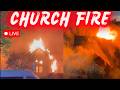 🔴 NYC Church ENGULFED in Flames | 5-Alarm Fire in Queens