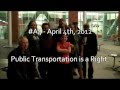 OccupyLV #A4 Promo - Public Transportation is a Right
