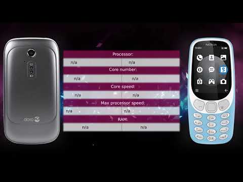 'Doro 6520 vs Nokia 3310 3G - Phone comparison'