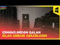 Qarabağ bölgəsində növbəti silah-sursat anbarı aşkar edilib