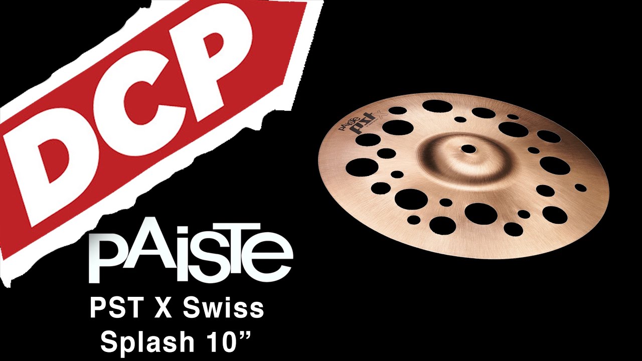 Paiste PSTX Swiss Splash 10'' - Piatto Splash Professionale Per Batteristi - Foto 8