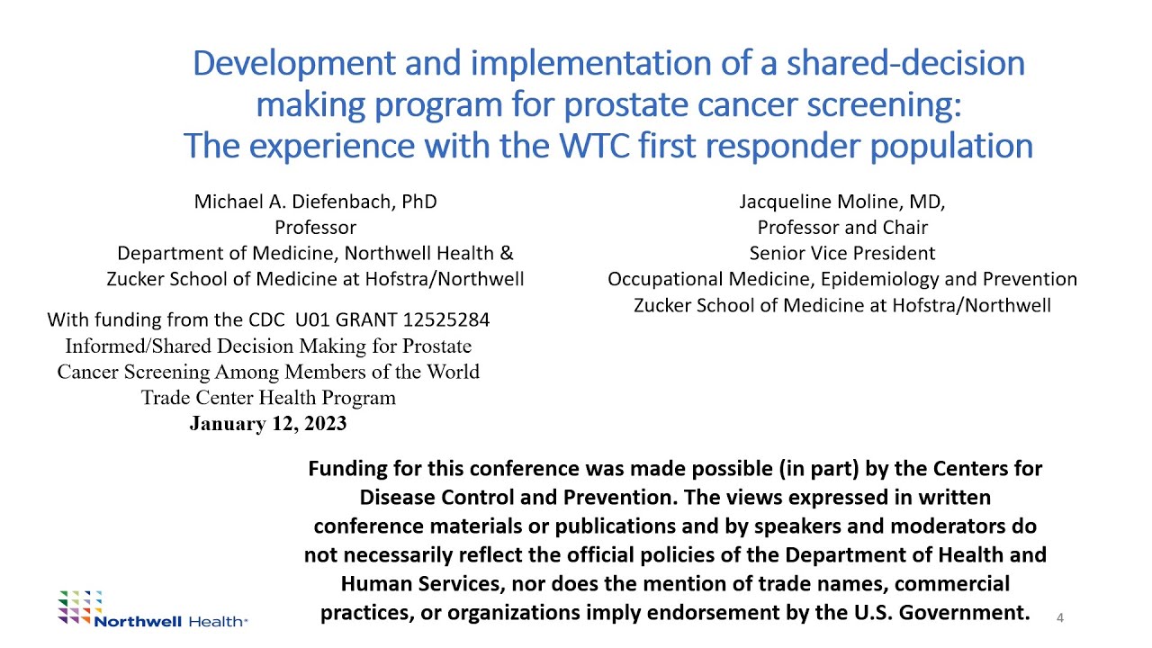 Informed/Shared Decision Making for Prostate Cancer Screening: Members ...