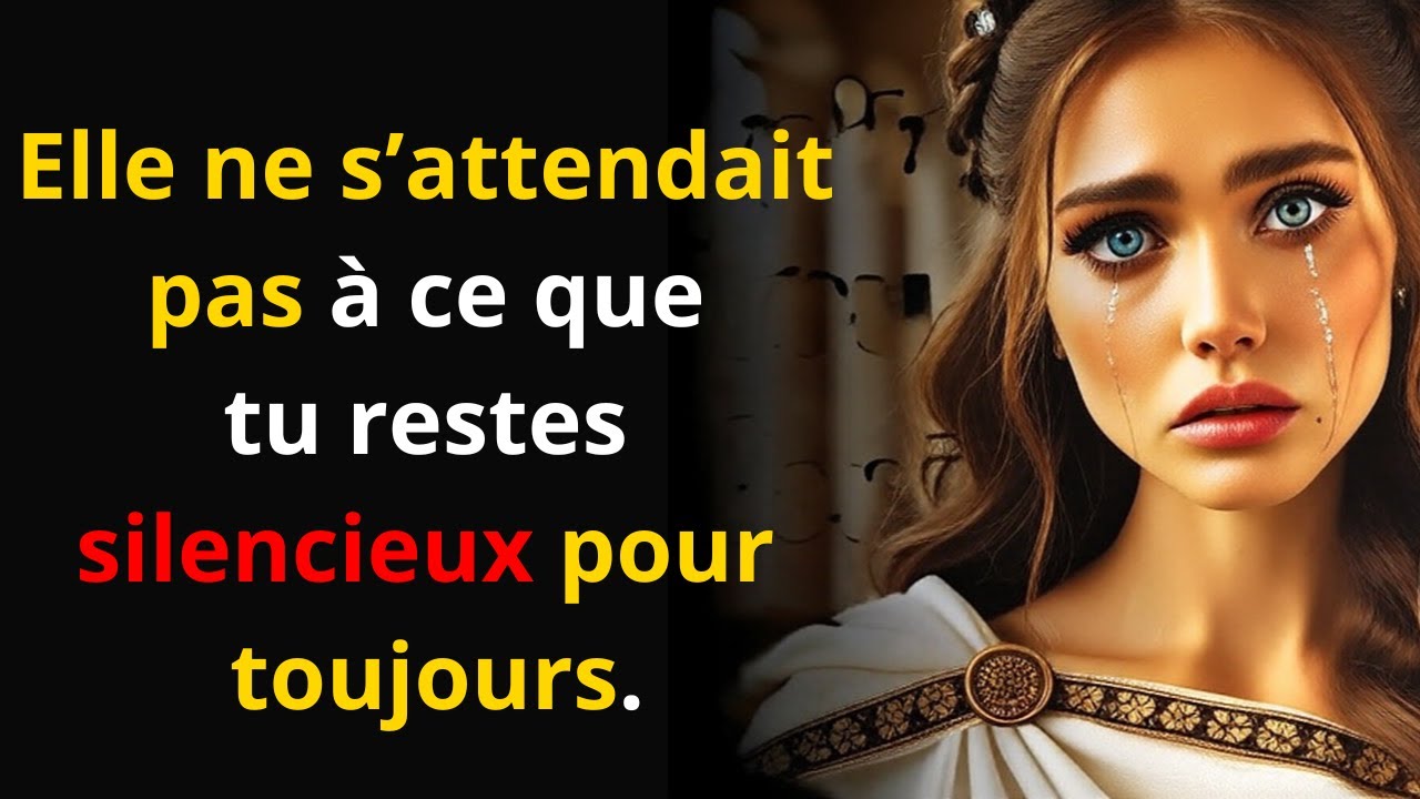 Elle ne s’attendait pas à ton silence éternel – La réponse stoïque.