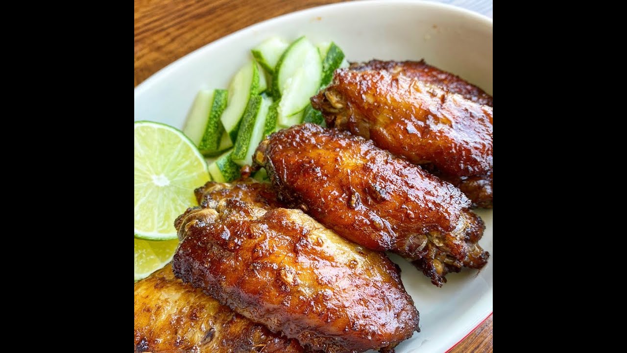 BBQ Chicken Wings Hawker style [anyhowcanlah] YouTube