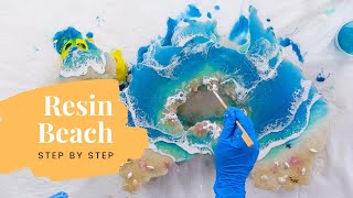 Resin Beach Art Tutorial - STEP BY STEP (Voice-Over)
