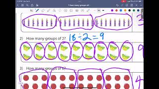 Visual Division Model for Beginner Learners of Division Worksheet