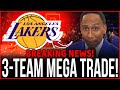 CONFIRMED BOMBSHELL! MASSIVE 3-TEAM TRADE INVOLVING THE LAKERS! A SUPERSTAR DEMANDS OUT! LAKERS NEWS