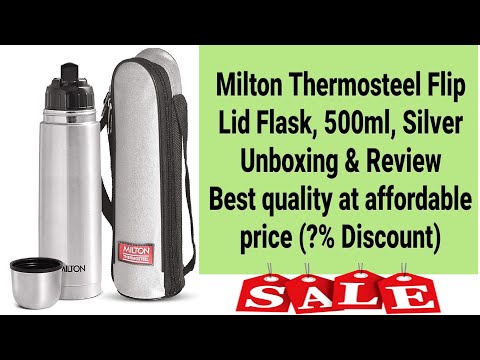 Stainless Steel 500ml Milton Thermosteel Flip Lid Bottle