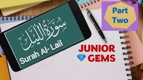 Junior Gems |Surah Al Lail |Part-2 |Tafseer |English quran |سورة الليل |سورہ الليل