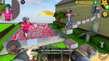 troll Miss T so funny everyday in Scary Teacher 3D | gameplay android, ios | part 1629