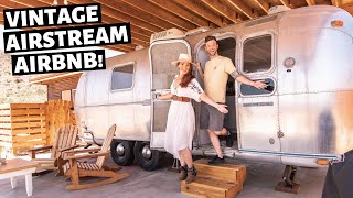 Staying in an AIRSTREAM Joshua Tree!! // Airbnb Unique stays California