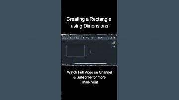 How to draw a rectangle in AutoCAD? Part-3 #shorts #autocad #tutorial #autocadtutorial #engineering
