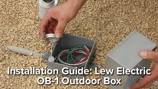 OB-1 Outdoor Box Installation Guide: Lew Electric Fittings Company