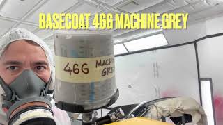 How to paint 46G machine grey easy way