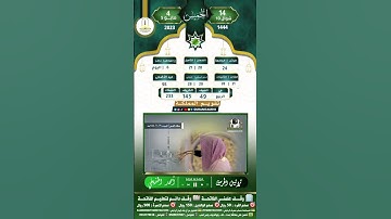 تلاوة من سورة المرسلات القارئ الشيخ أحمد الحذيفي