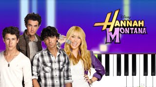 Hannah Montana - We Got The Party  (Piano Tutorial)