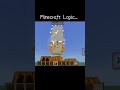 Minecraft Logic #trending #tweening #shorts #youtube #gaming