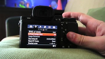 Sony A7 EFCS on and off tests