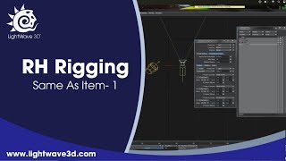 Lightwave 3D RH Rigging Same As Item 1