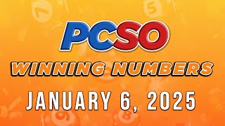 P29M Jackpot Grand Lotto 6/55, 2D, 3D, 4D, and Mega Lotto 6/45 | January 6, 2025