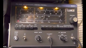 Philips PM5324 Wobbulator.  S- Curve alignment