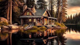 Cozy Lake Cabin Ambience