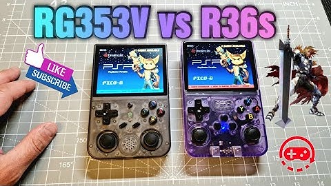 R36s new update vs Anbernic RG353 v , comparison of performance