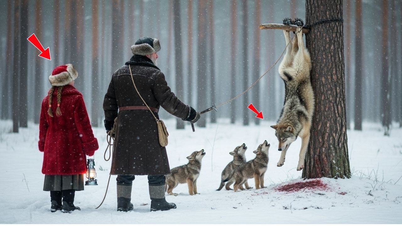 Девочка постучала в дом ветерана: «Спасите волчицу…» — Но то, что произошло дальше, шокировало всех