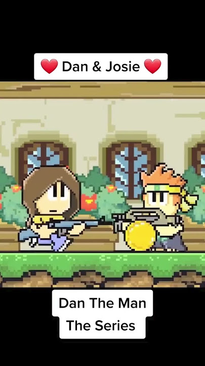 Our favorite couple of Dan The Man is Dan and Josie. #shorts #dantheman #halfbrickstudios