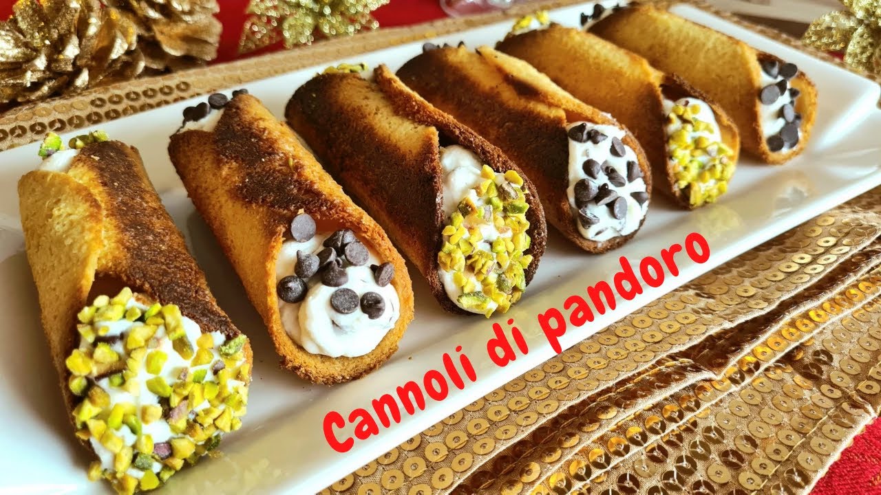 CANNOLI DI PANDORO non fritti !