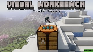 Visual Workbench - 3D Rendering - Quick Minecraft Mod Showcase