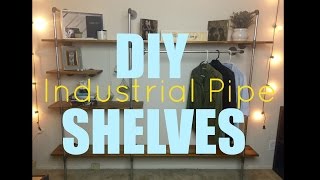These shelves are so easy to make, super affordable and way more unique than basic Ikea shelves that everyone has! Give them a 