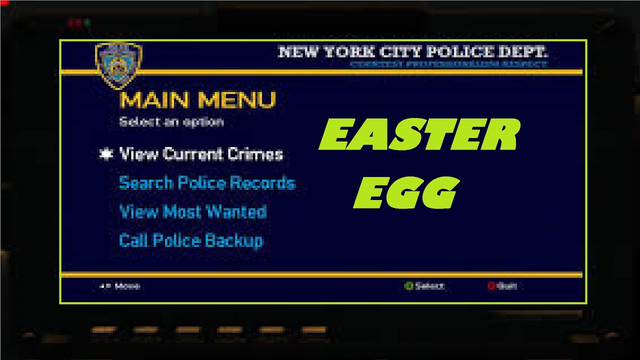 GTA V-Easter Egg-GTA IV Police Computer - YouTube