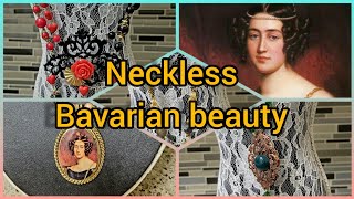 DIY. Necklace Bavarian Beauty. Tutorial. Колье:&quot; Баварская красавица&quot;. Очень подробный мастер класс.