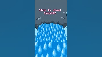 what is cloud bursting for kids #nature #rain
