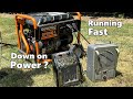 Generac Generator - Running Fast and Down on Power