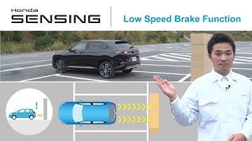 Honda SENSING Low Speed Brake Function