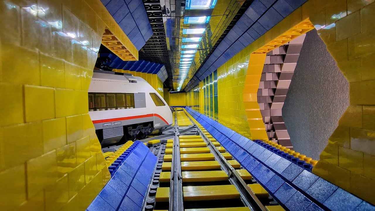 Underground Lego train. 