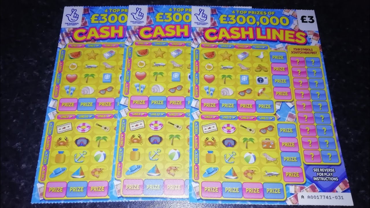 £3 Cashlines scratch cards. Lucky or Not?🍀🍀🍀