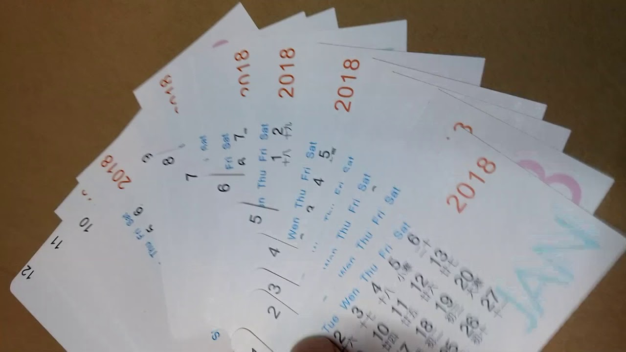 1 hour make a personalized calendar, DIGITAL PRINTING, DIGITAL DIE CUT, 3D PRINTING