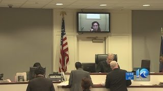Ava Hurdle on alleged package thief in court