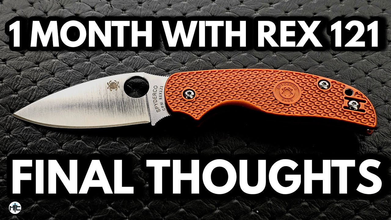 I Spent 1 Month Carrying The Rex121 Spyderco Sage 5 - Here Are My