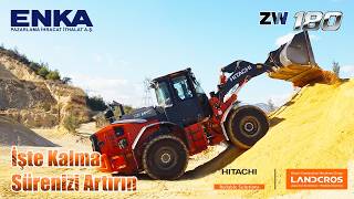 Hitachi Zw180-7 Lastikli Yükleyici Ile İşte Kalma Sürenizi Artırın