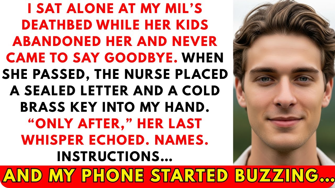 Я сидел один у смертного одра моей свекрови, когда её семья ушла. Потом она дала мне кое-что…