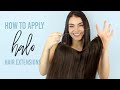 How to Apply the 30 Second ZALA Halo - ZALA Halo Hair Extensions