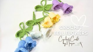Crochet Cute Bell Flowers Bag Charm | Beginner-friendly tutorial | (Hindi)