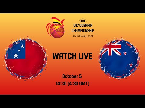 Samoa v New Zealand | Full Basketball Game | FIBA U17 Oceania Championship 2023