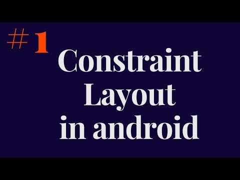 how to use constraint layout in android bangla