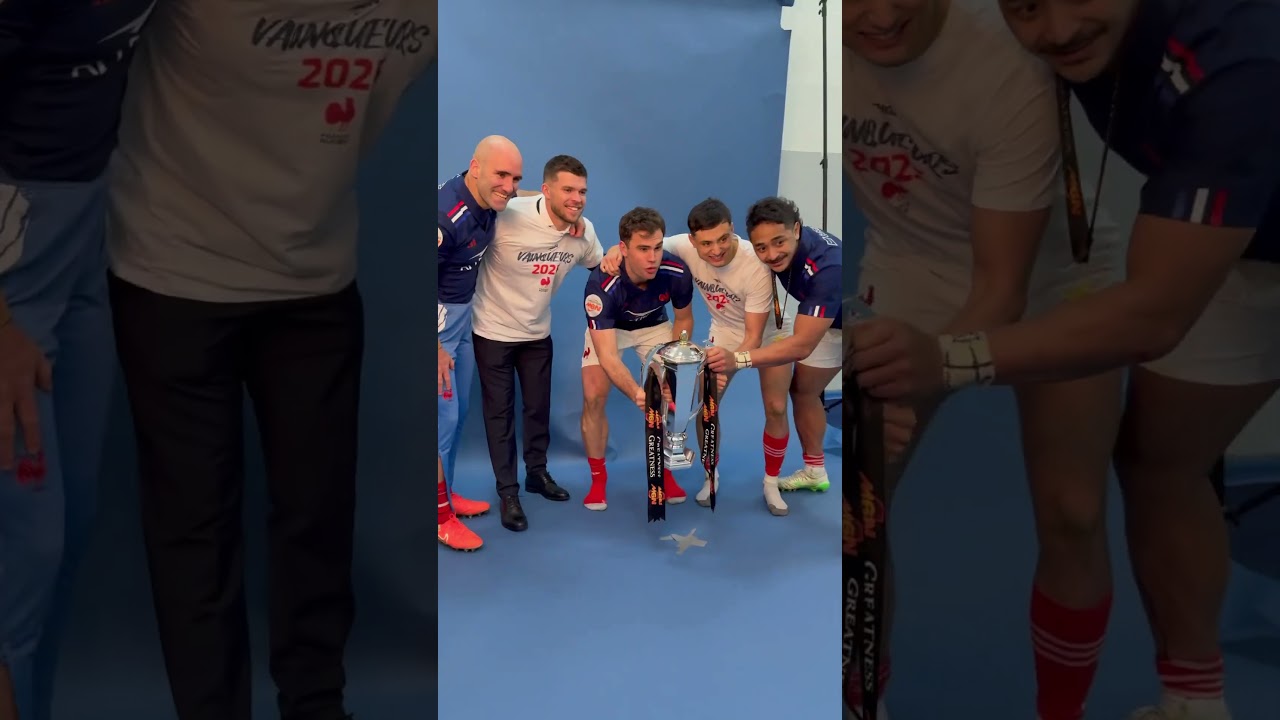 ?Juste des mecs chill qui viennent de remporter le @SixNationsRugby  ?
