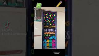 Inicio de clases (decoración de puertas de bienvenida)